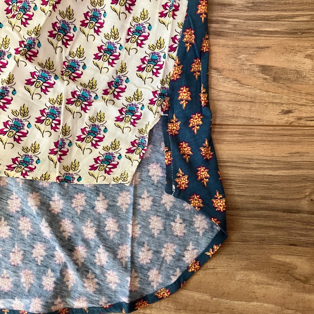 Anthro Maeve 3/4 Sleeve Floral Top - Picture 4 of 10